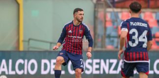 Casarano-Cosenza 2-1, le pagelle dei rossoblù. Langella ingenuo, Cannavò il migliore Kevin Cannavò (foto Michele De Marco)