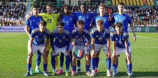 Nazionale Under 19: sabato al ‘Marulla’ c’è Italia-Slovacchia, “Si vince tutti insieme!” L'Italia Under 19 che ha battuto l'Ungheria a Catanzaro (foto Francesco Farina)