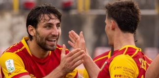 Serie B, il Catanzaro fa visita al discontinuo Padova di Andreoletti L'attaccante giallorosso Pittarello (foto pagina Facebook US Catanzaro)