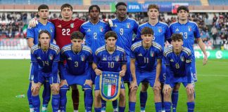 U19: Italia-Slovacchia 3-0, le pagelle degli azzurrini L'undici di partenza dell'Italia U19 che ha battuto la Slovacchia a Cosenza (foto Francesco Farina)