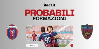 Casarano-Cosenza, le probabili formazioni. Lupi senza lo squalificato Caporale