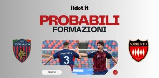 Cosenza-Sorrento, le probabili formazioni. Moretti e Pintus al centro della difesa?