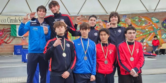Scherma valanga rossoblù ai Campionati Regionali Cadetti, Giovani e Assoluti 2026