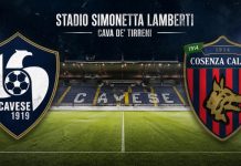 Cavese-Cosenza 1-1 Báez apre, Gudjohnsen nel finale firma il pari. I lupi chiudono al quarto posto