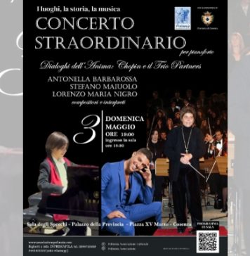 Musica ed emozioni alla Sala degli Specchi, Polimnia presenta il Concerto Straordinario Concerto Straordinario