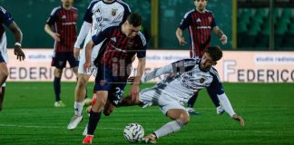 Lotta al terzo posto: il calendario di Cosenza, Casertana e Salernitana Un momento di Cosenza-Casertana (foto Francesco Farina)