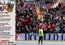 Gli ultrà Alkool Group Loreto 1985 tornano a sostegno del Cosenza nei playoff