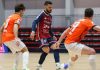 Futsal, Serie A: come andrà a finire la lotta salvezza? Marcelinho nel match d'andata tra Pirossigeno Cosenza e Active Network (foto Michele De Marco)