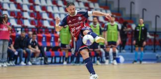 Futsal, la Pirossigeno Cosenza riuscirà nell’impresa di salvarsi? Paride Marchio, capitano della Pirossigeno Cosenza (foto Michele De Marco)