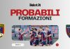 Picerno-Cosenza, le probabili formazioni. Garritano al posto dello squalificato Palmieri? Probabili formazioni Picerno-Cosenza