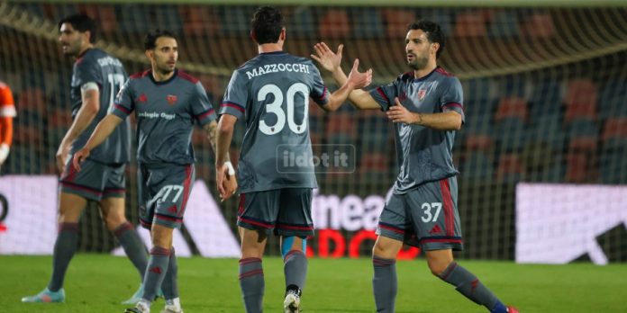 Simone Mazzocchi, suo il gol decisivo in Cosenza-Trapani (foto Michele De Marco)