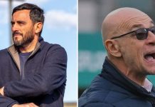 Serie B, Catanzaro alle prese col nuovo Avellino di Ballardini (foto pagina Facebook US Catanzaro e US Avellino)