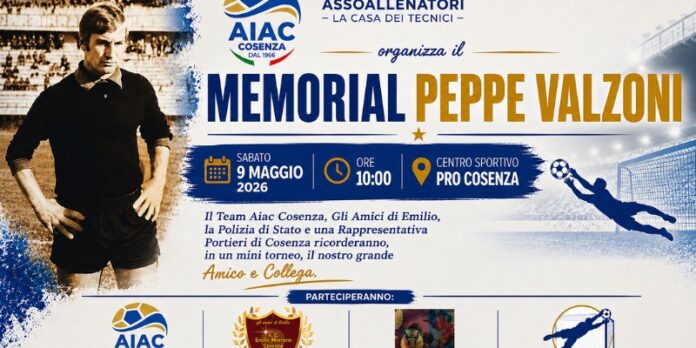 AIAC Cosenza organizza il Memorial Peppe Valzoni