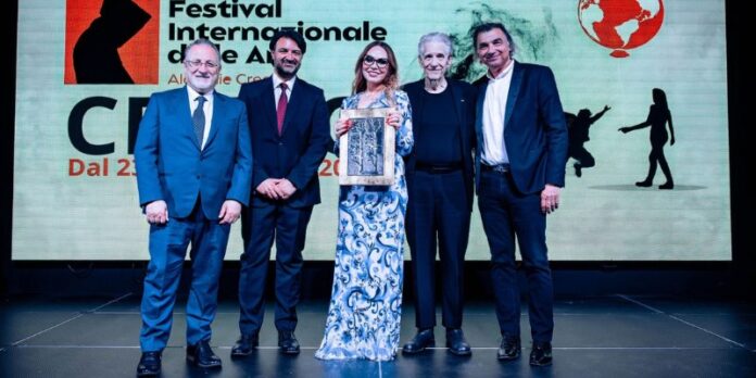 Celico International Arts Festival ieri la serata inaugurale con David Cronenberg e Ornella Muti (foto Torchia)