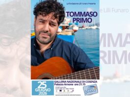 Fondazione Lilli Funaro: concerto solidale con Tommaso Primo il 25 giugno a Cosenza