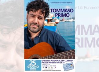Fondazione Lilli Funaro: concerto solidale con Tommaso Primo il 25 giugno a Cosenza