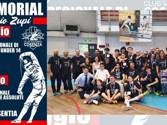 Cosenza, il Memorial “Antonio Zupi” riunisce la scherma calabrese