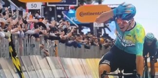 Giro d’Italia: a Napoli prima vittoria di tappa italiana con Ballerini Finalmente un successo azzurro in questa edizione del Giro con Davide Ballerini. La maglia rosa è ancora di Eulálio