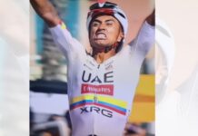 Giro d’Italia: terzo successo di tappa per un inarrestabile Narváez. Un altro giorno in rosa per Eulálio Giro d'Italia terzo successo di tappa per un inarrestabile Narváez. Un altro giorno in rosa per Eulálio
