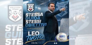 Leo Tuoto confermato alla guida della Duelle Futsal Cetraro anche per la prossima stagione Leo Tuoto Duelle Futsal Cetraro