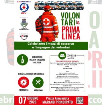 Marano Principato celebra i volontari: il 7 giugno la Giornata dei mezzi di soccorso