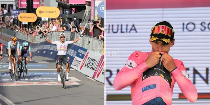 Narvaez vince la tappa di Cosenza, Ciccone nuova maglia rosa (foto Francesco Farina)