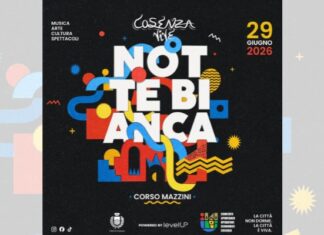 Cosenza Vive-Notte d’estate: lunedì 29 giugno la città si accende per accogliere la bella stagione