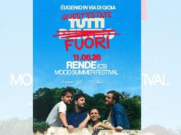 Musica: gli Eugenio in Via di Gioia in concerto giovedì 11 giugno al Mood Summer di Rende