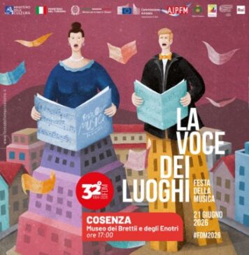 Festa della Musica 2026: il 21 giugno a Cosenza maratona musicale al Museo dei Brettii e degli Enotri