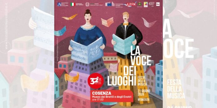 Festa della Musica 2026 il 21 giugno a Cosenza maratona musicale al Museo dei Brettii e degli Enotri