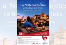 Festa per gli innamorati, Santa Severina aderisce alla Notte Romantica nei Borghi più belli d’Italia