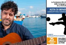 Fondazione Lilli Funaro: Concerto di Tommaso Primo e asta per Jane, domani 25 giugno