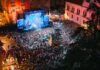 Il cielo (non) è sempre più blu: polemiche per il concerto di Radio 2 a Cosenza Foto concerto da drone