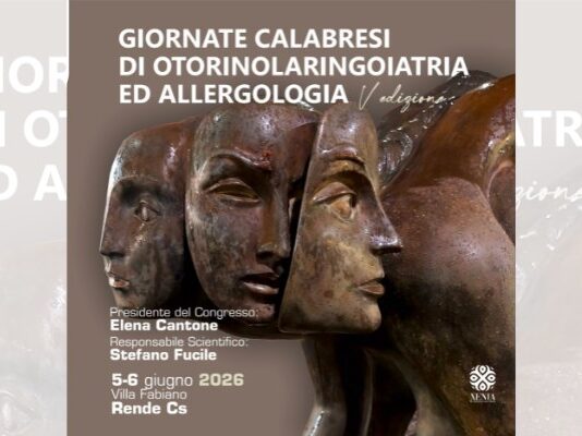 Giornate Calabresi di Otorinolaringoiatria e Allergologia: a Rende il 5 e 6 giugno