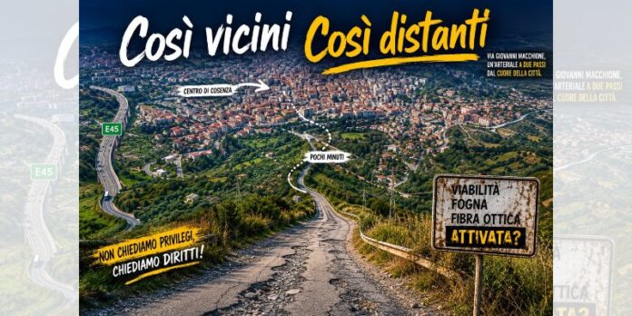 I cittadini del sud di Cosenza chiedono sviluppo, sicurezza e programmazione