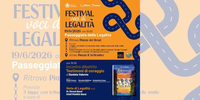 Locandina Passeggiata della legalità Locandina Passeggiata della legalità