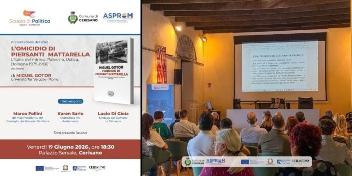 Palazzo Sersale hub culturale. A Cerisano Miguel Gotor presenta il libro sull'omicidio di Piersanti Mattarella