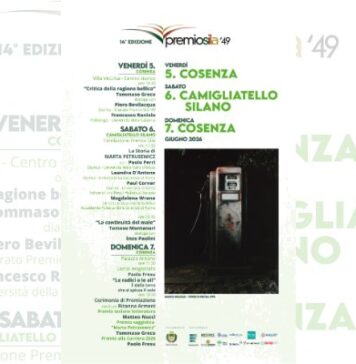 Premio Sila ’49: da oggi il weekend conclusivo con Fresu, Nucci, Greco, Delogu e Montanari