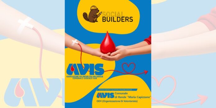 Social Builders e AVIS insieme per promuovere la donazione del sangue