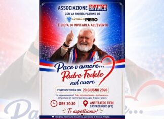 Sport e solidarietà nel ricordo di Padre Fedele: l’evento sabato 20 giugno a Castrolibero