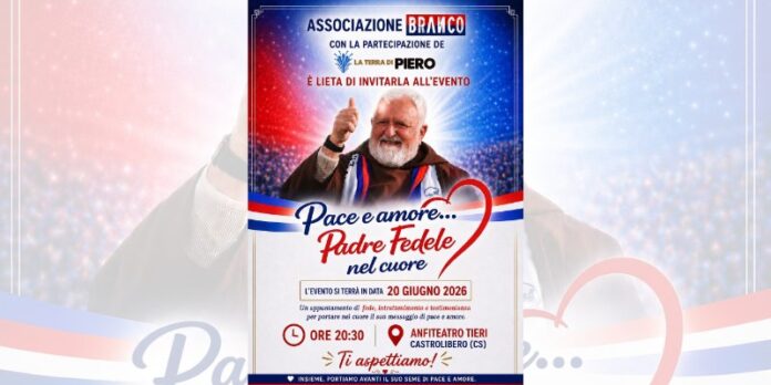 Sport e solidarietà nel ricordo di Padre Fedele l'evento sabato 20 giugno a Castrolibero