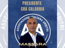 AIA Calabria, Gaetano Massara è il nuovo presidente del Comitato Regionale Arbitri AIA Calabria, Gaetano Massara è il nuovo presidente del Comitato Regionale Arbitri