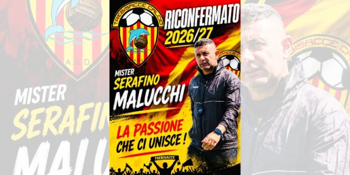 Eccellenza il Trebisacce riparte dalla riconferma del tecnico Serafino Malucchi