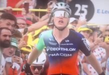 Tour de France: Kooji precede gli altri sprinter sul traguardo di Pau Kooji