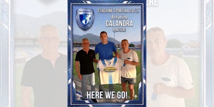 Prima Categoria colpaccio Diamante, in porta arriva Antonio Calandra Prima Categoria colpaccio Diamante, in porta arriva Antonio Calandra
