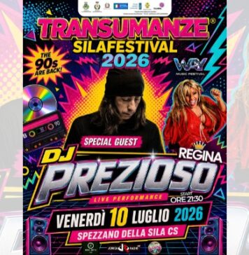 Transumanze Sila Festival: serata top 90 a Spezzano Sila con DJ Prezioso Transumanze Sila Festival serata top 90 a Spezzano Sila con DJ Prezioso